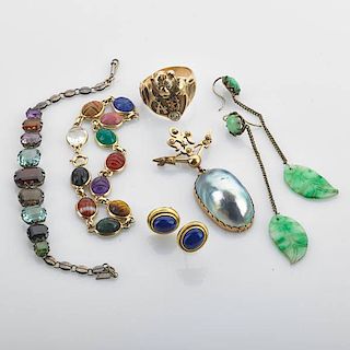 COLLECTION OF 19TH AND EARLY 20TH C. JEWELRY