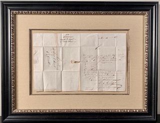 French Letter Dated 1809 from Bordeaux