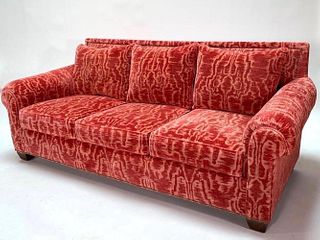 Scalamandre Fabric Upholstered Sofa