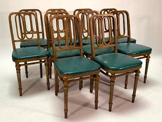 Set of Ten Viennese Cafe Chairs, c.1930