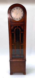 Arts and Crafts Style Oak Tall Clock