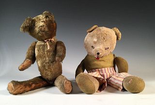 Two Vintage Teddy Bears