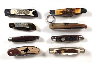 Eight Various Pocket Knives