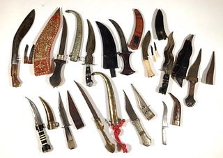 A Collection of Persian Knives