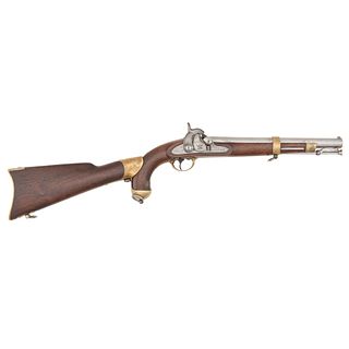 US Springfield Model 1855 Pistol Carbine With Shoulder Stock