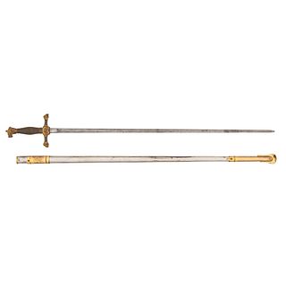 Rare Model 1872 Springfield Cadet Sword