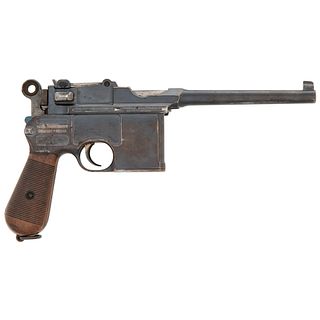 ** Mauser C-96 Large Ring Pistol Retailed by Von Lengerke & Detmold New York