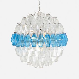 Murano, rare Polyhedral chandelier