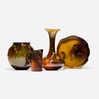 Rookwood Pottery, Standard Glaze works, set of four