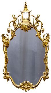 Chinese Chippendale Style Mirror