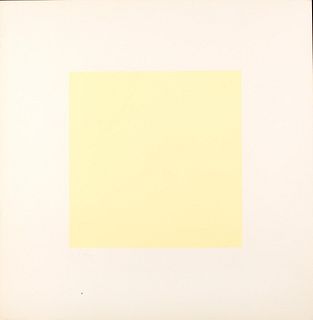 Antonio Calderara (Abbiategrasso 1903-Lago d'Orta 1978)  - Light space imagine. Yellow, 1974