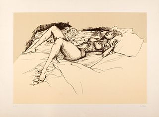 Renato Guttuso (Bagheria 1911-Roma 1987)  - Nude