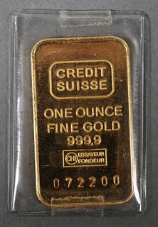 Credit Suisse GOLD 1 oz Bar