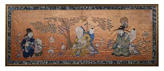 Chinese Qing Silk Kesi Tapestry Embroidery