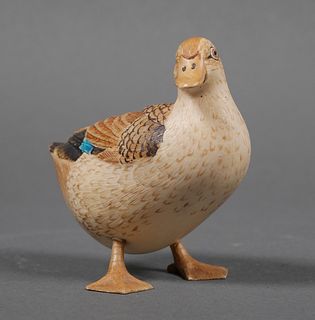 Japanese Ivory Okimono, Duck