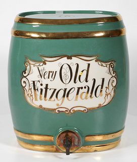 VERY OLD FITZGERALD Whiskey, Porcelain Dispenser