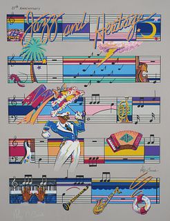 New Orleans Jazz Festival Poster, 1984, Bascle