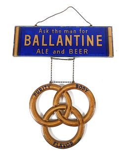 BALLANTINE Ale & Beer Bar Tavern Sign