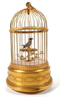 Swiss Singing Bird Cage Automaton, Reuge Music
