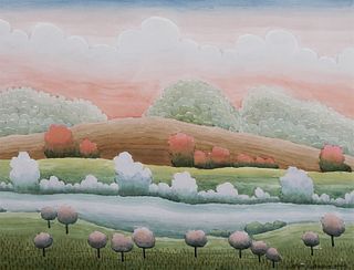 IVAN RABUZIN, Watercolor Landscape