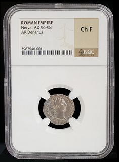 NERVA AD 96-98 Ancient Roman Empire Coin 