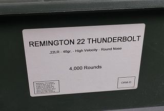 4000 ROUNDS Remington Thunderbolt 22 LR Ammo