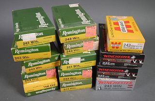 AMMO: 243 Winchester, 14 boxes