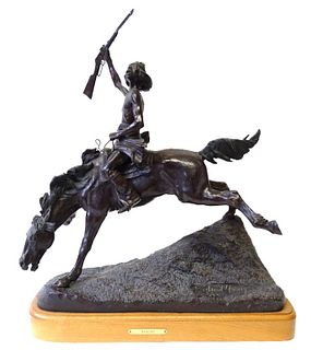 Harland Young Bronze Indian Sculpture
