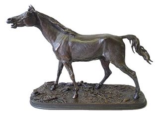 After PJ Mene Bronze Horse Sculpture