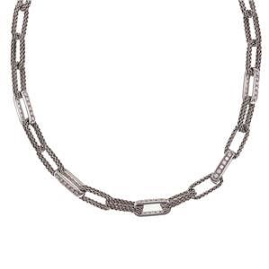 Tiffany & Co. 2ct Diamond 18k Mesh Link Necklace