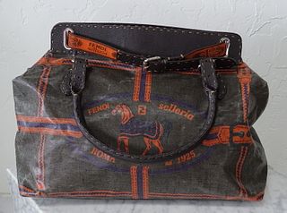 Fenda equestrian Handbag Tote purse