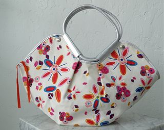 Jimmy Choo Flower Handbag Tote purse