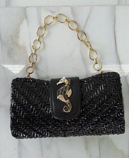 Rafe Sea Horse Clutch Handbag purse