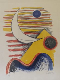 Alexander Calder (American 1898-1976) "La Lune"
