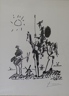 Don Quixote by Pablo Picasso Lithograph