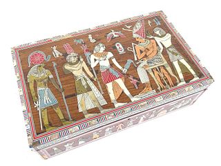 Egyptian Scene Inlaid Large Box