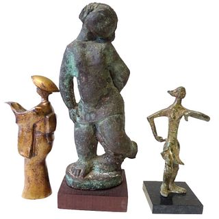 (3) Three Artist Unknown Bronzes