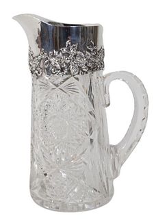 Sterling Silver 925 Crystal Water Pitcher