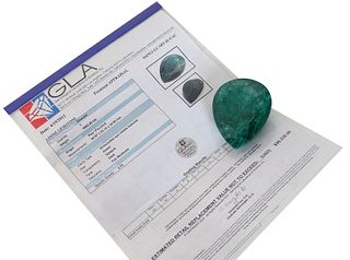 GLA Certified Pear Shape Emerald 1043.30ct
