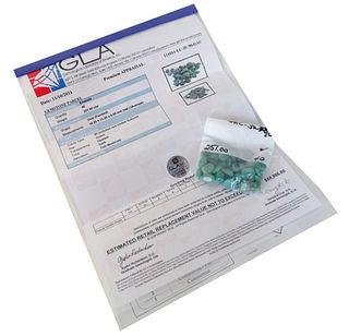 GLA Certified (40) Forty Emerald 251cts