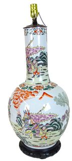 Chinese porcelain Vase Lamp