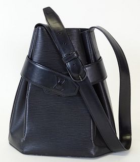 Black Leather Handbag purse