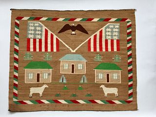 Very Fine Navajo Pictorial Weaving
