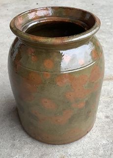 19th Century New England Redware Jar