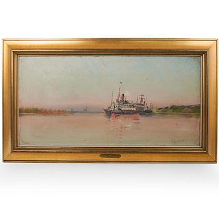 Manuel Larravide (Uruguayan, 1871-1910) Oil Painting