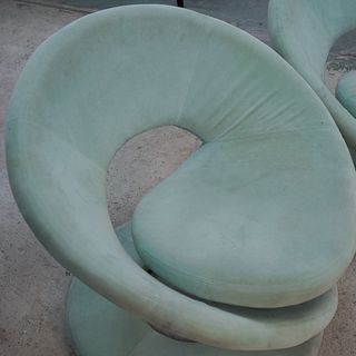 Pair of Louis Durot Spiral Chairs