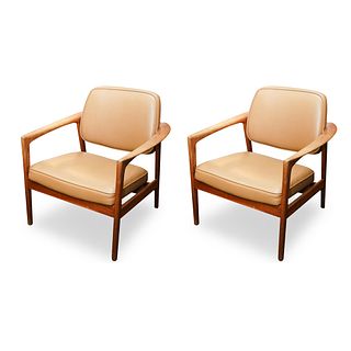 Pair Of Mid Century Dux Swedish Chairs