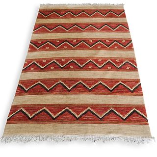 Native American Southwest Woven Wool Rug
