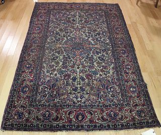 Antique And Finely Hand Woven Persian Carpet