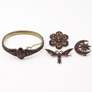 19th Cent. Sterling Silver Jewlery Set